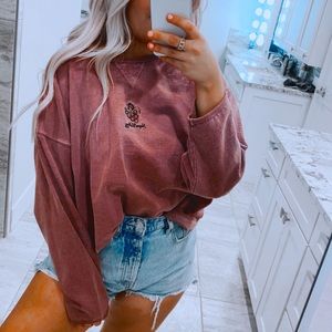 vintage purple napa valley grapes sweatshirt pullover